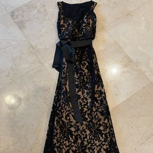 Tadashi Shoji Black Lace Gown